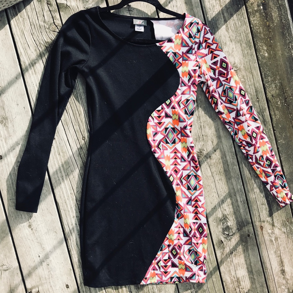 Dots size s long sleeve dress